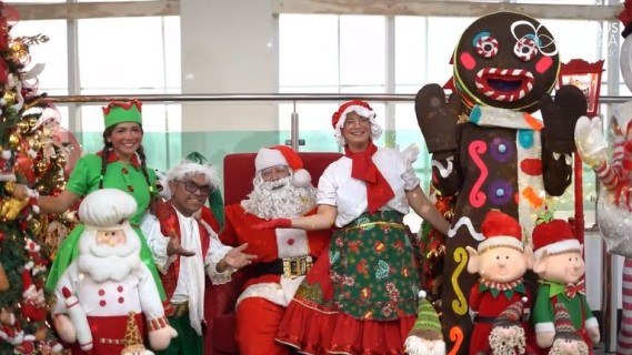 Papai Noel chega nesta quarta no Manaus Plaza Shopping com programação gratuita