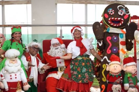 Papai Noel chega nesta quarta no Manaus Plaza Shopping com programação gratuita